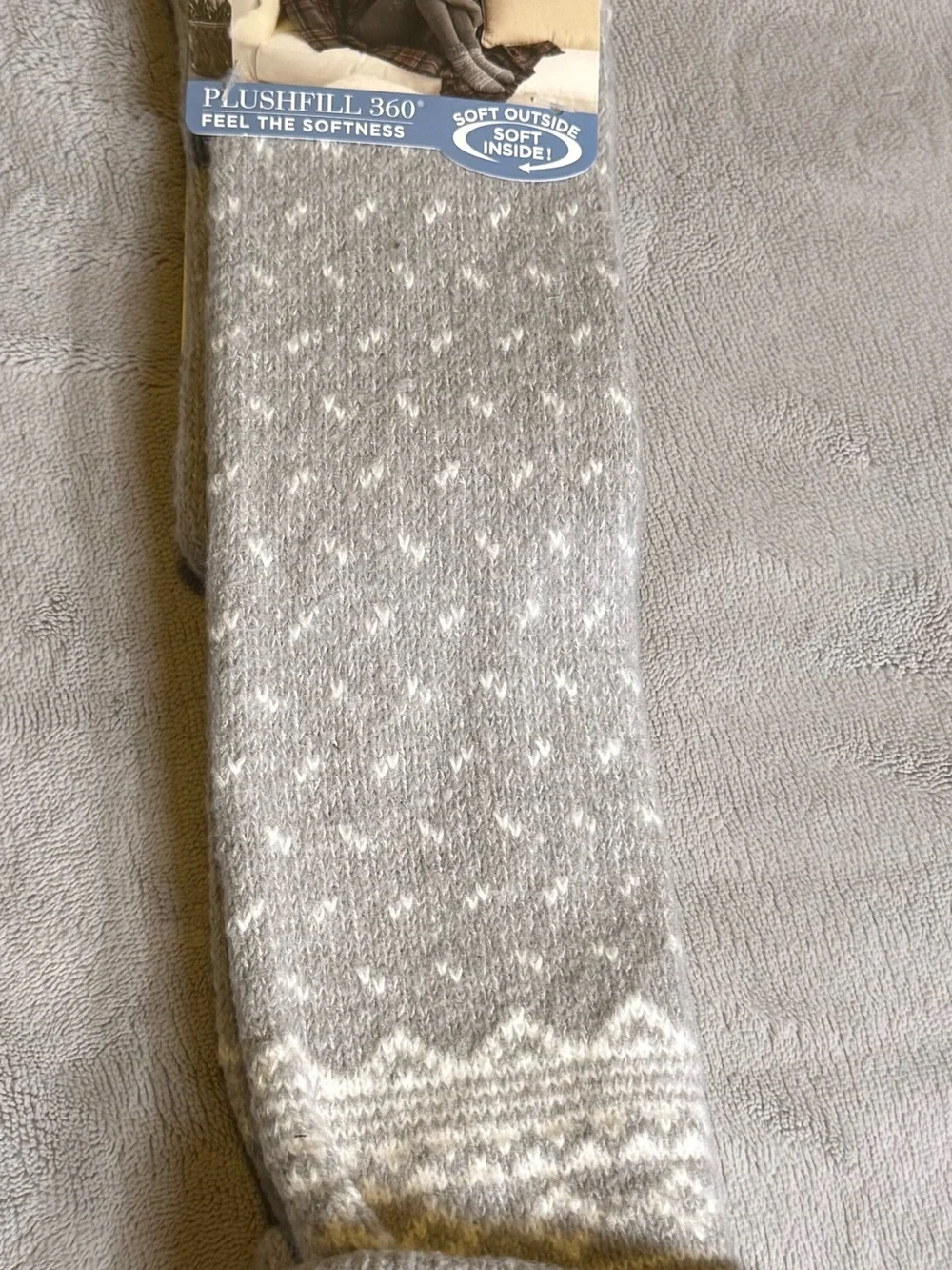 Cuddl Duds Women Knee-High Leg Socks - Heather Gray